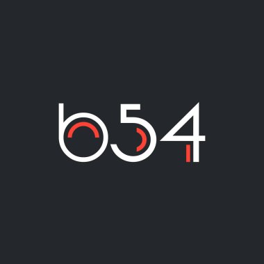 logo B54 logosu yuvarlak 