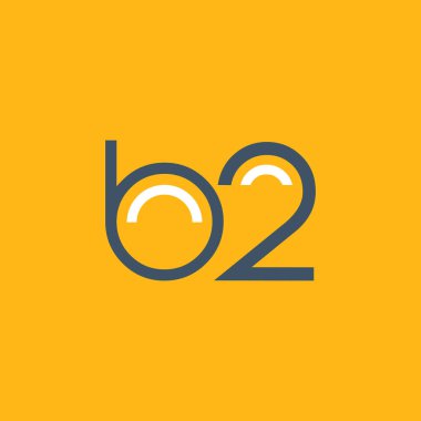 logo B2 logosu yuvarlak 