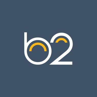 logo B2 logosu yuvarlak 