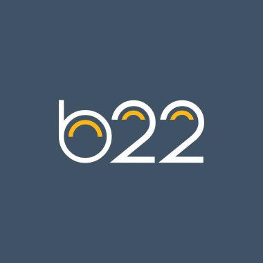 logo B22 logosu yuvarlak 