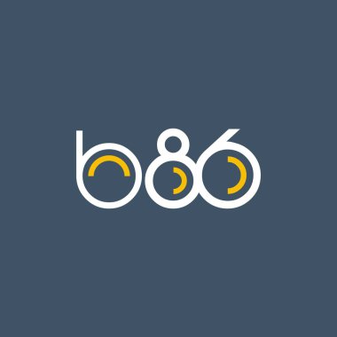 logo B86 logo yuvarlak 