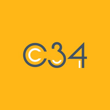 logo C34 logosu yuvarlak 