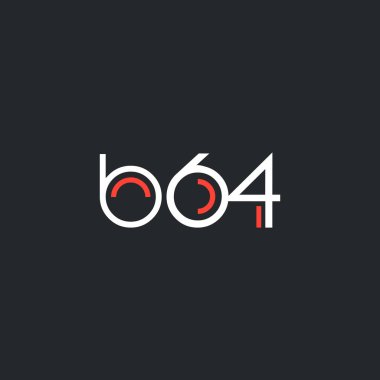 logo B64 logosu yuvarlak 