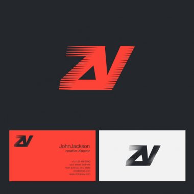 ZV harfler şirket logosu 