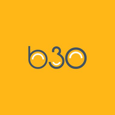 logo B30 logosu yuvarlak 