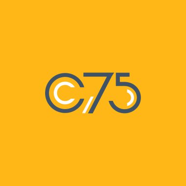 logo C75 logosu yuvarlak 