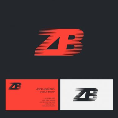 ZB harfler şirket logosu 