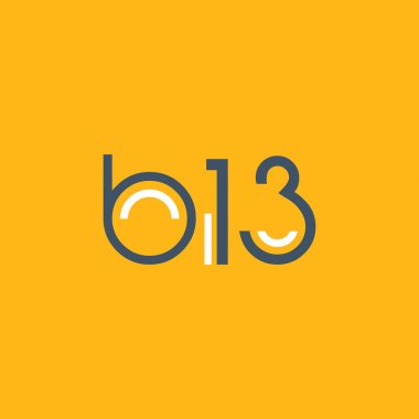 logo B13 logosu yuvarlak 