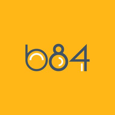 logo B84 logo yuvarlak 