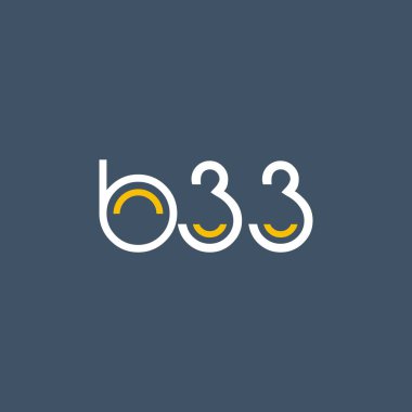 logo B33 logosu yuvarlak 