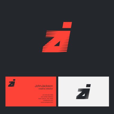 Zi harfler şirket logosu 