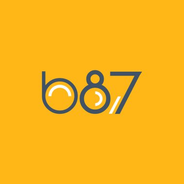 logo B87 logo yuvarlak 