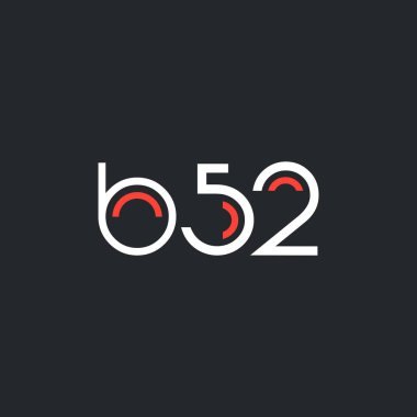 logo B52 logosu yuvarlak 