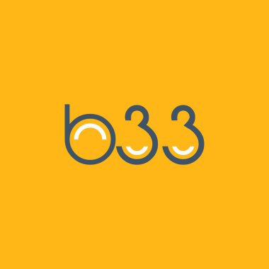 logo B33 logosu yuvarlak 