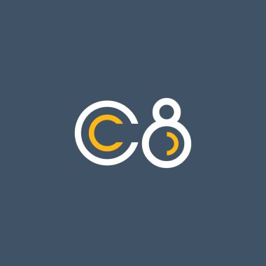 logo C8 logosu yuvarlak 