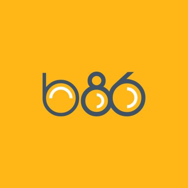 logo B86 logo yuvarlak 