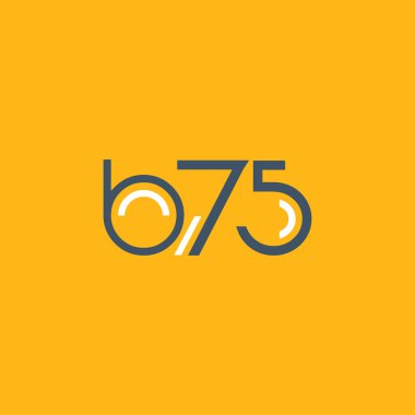 logo B75 logosu yuvarlak 