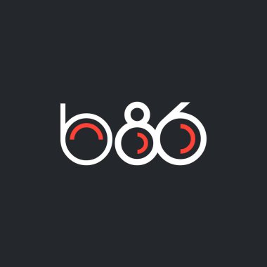 logo B86 logo yuvarlak 