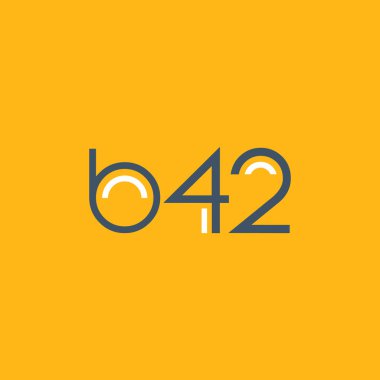 logo B42 logosu yuvarlak 
