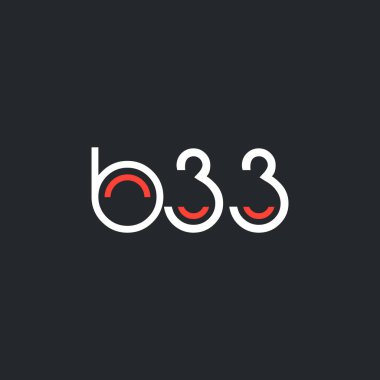 logo B33 logosu yuvarlak 