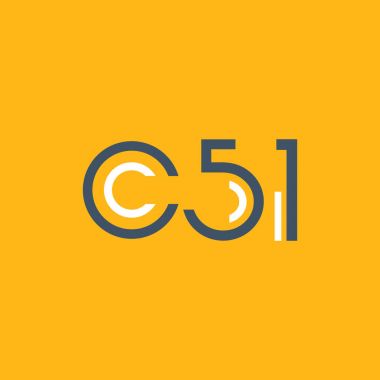 logo C51 logosu yuvarlak 