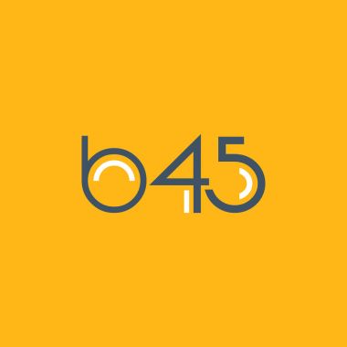 logo B45 logo yuvarlak 