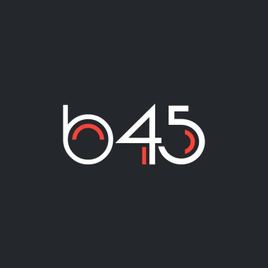 logo B45 logo yuvarlak 