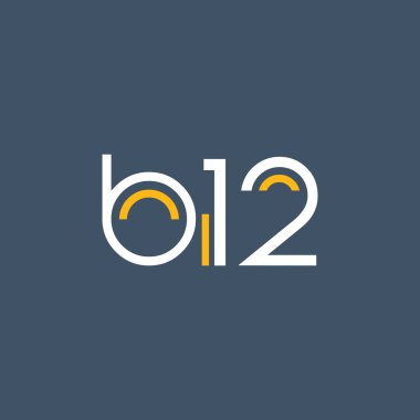 logo B12 logosu yuvarlak 