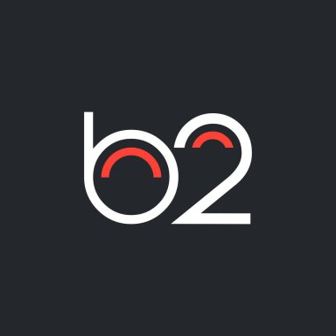 logo B2 logosu yuvarlak 