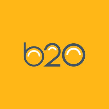 logo B20 logosu yuvarlak 