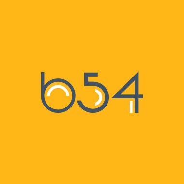 logo B54 logosu yuvarlak 