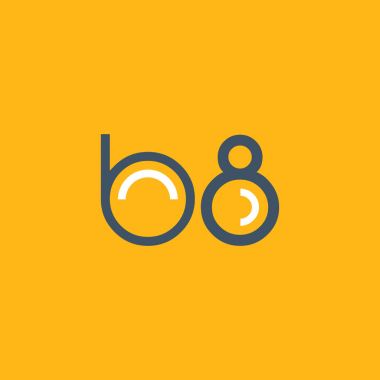 logo B8 logosu yuvarlak 