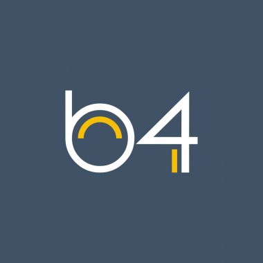 logo B4 logosu yuvarlak 