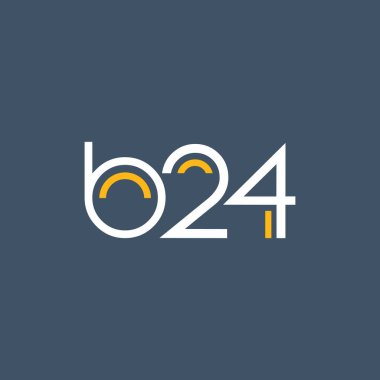 logo B24 logosu yuvarlak 