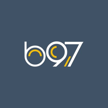 logo B97 logosu yuvarlak 