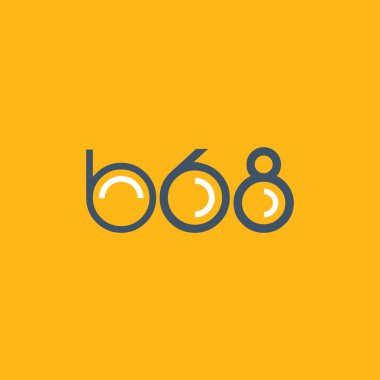logo B68 logo yuvarlak 