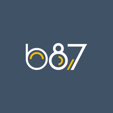 logo B87 logo yuvarlak 