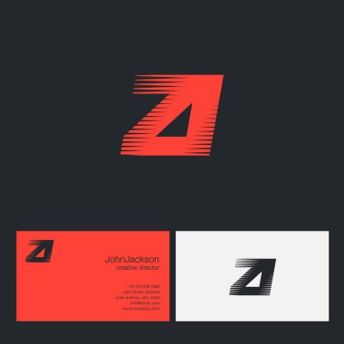 Zi harfler şirket logosu 