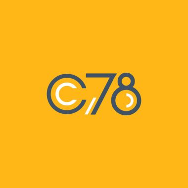 C78 Logo logo yuvarlak 