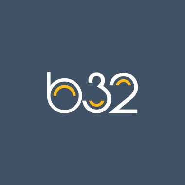logo B32 logosu yuvarlak 