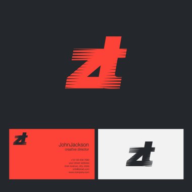 ZT harfler şirket logosu 