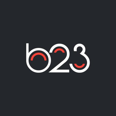 logo B23 logosu yuvarlak 