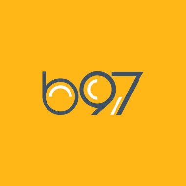 logo B97 logosu yuvarlak 