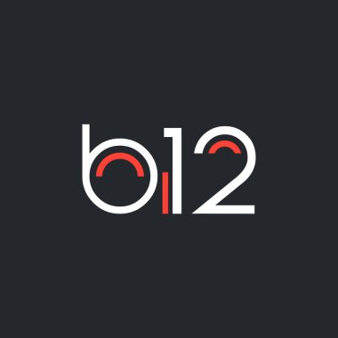 logo B12 logosu yuvarlak 
