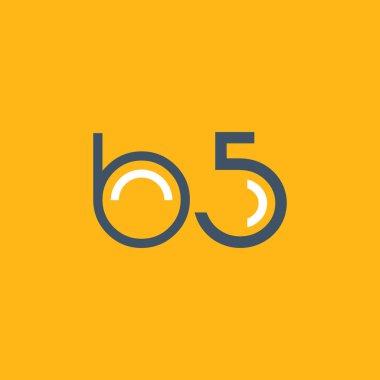 logo B5 logosu yuvarlak 