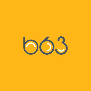 logo B63 logo yuvarlak 
