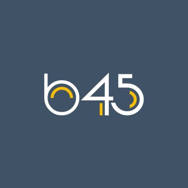 logo B45 logo yuvarlak 