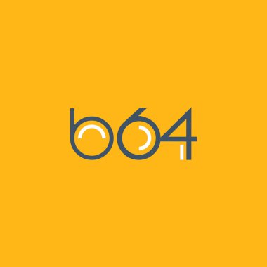 logo B64 logosu yuvarlak 
