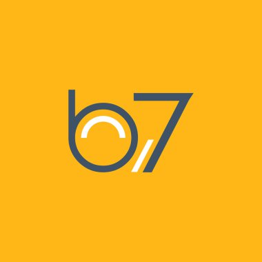 logo B7 logosu yuvarlak 