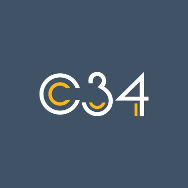 logo C34 logosu yuvarlak 